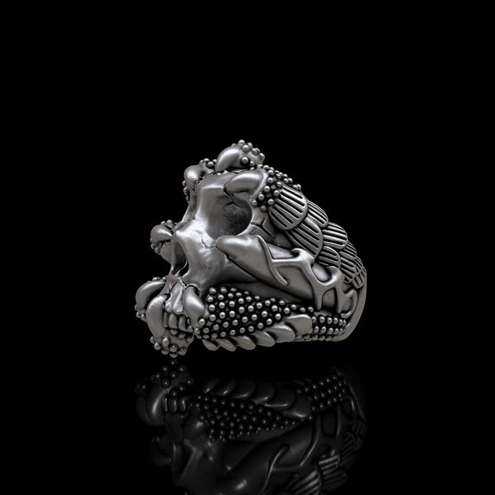 Claw Skull 925 Sterling Silver Ring