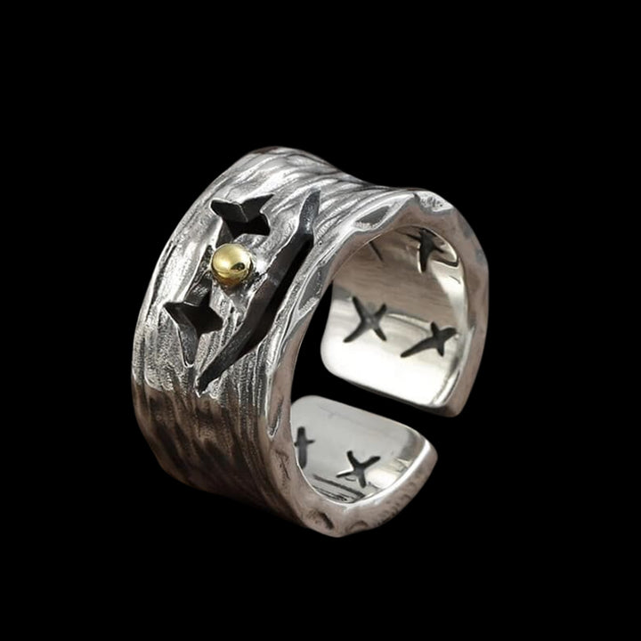 Clown 925 Sterling Silver Open Ring