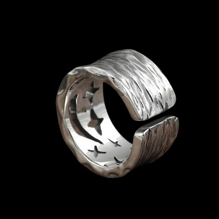 Clown 925 Sterling Silver Open Ring