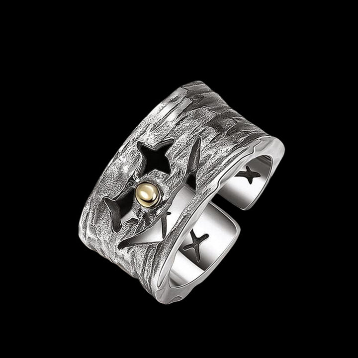 Clown 925 Sterling Silver Open Ring