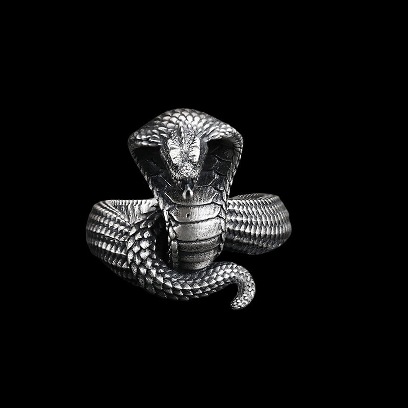Cobra 925 Sterling Silver Snake Ring