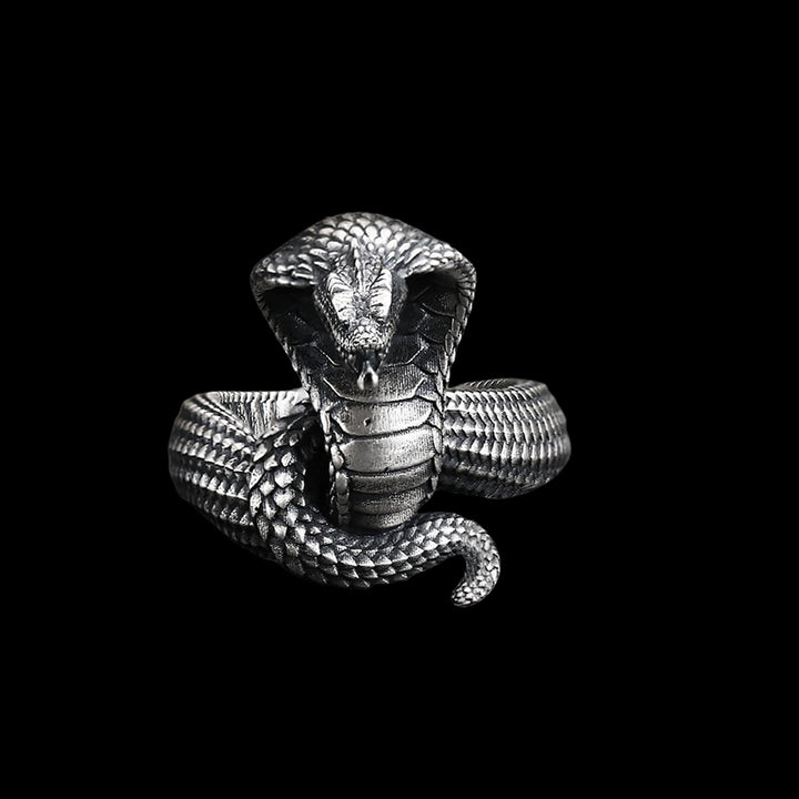 Cobra 925 Sterling Silver Snake Ring