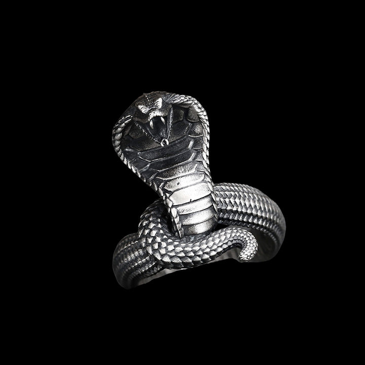 Cobra 925 Sterling Silver Snake Ring