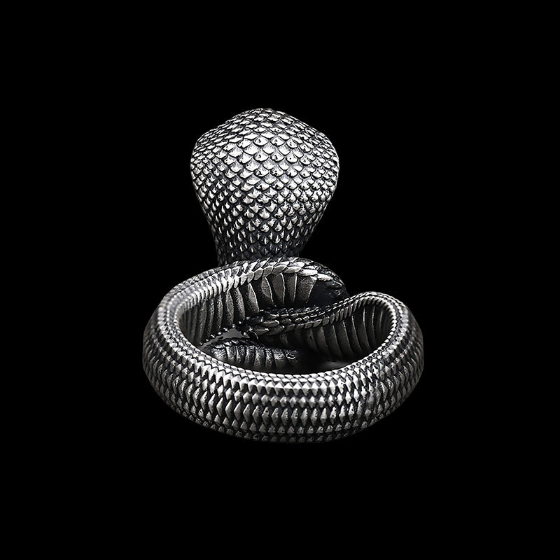Cobra 925 Sterling Silver Snake Ring