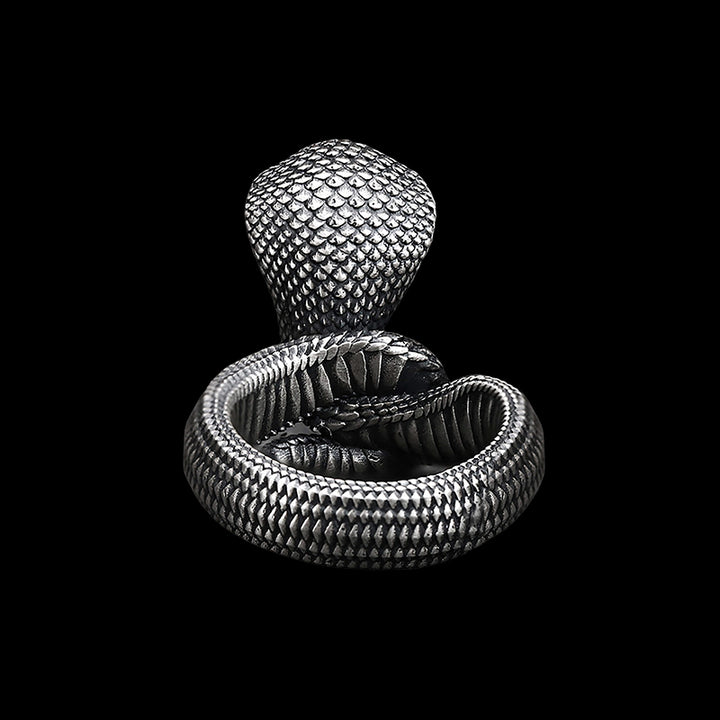 Cobra 925 Sterling Silver Snake Ring
