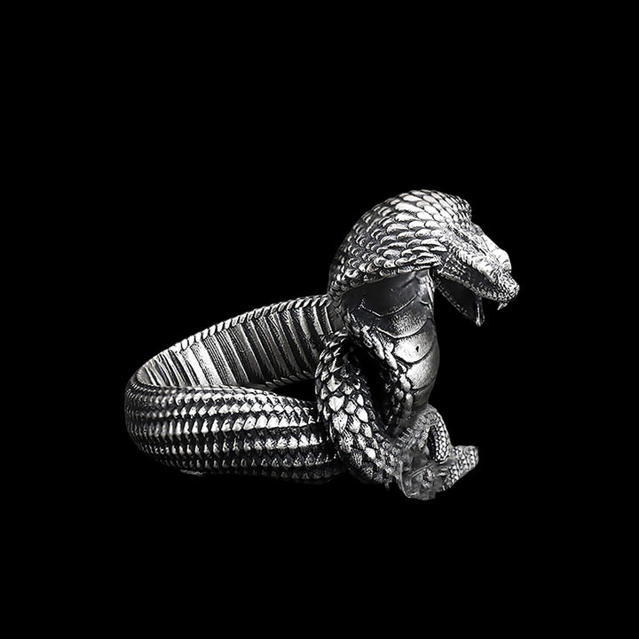 Cobra 925 Sterling Silver Snake Ring