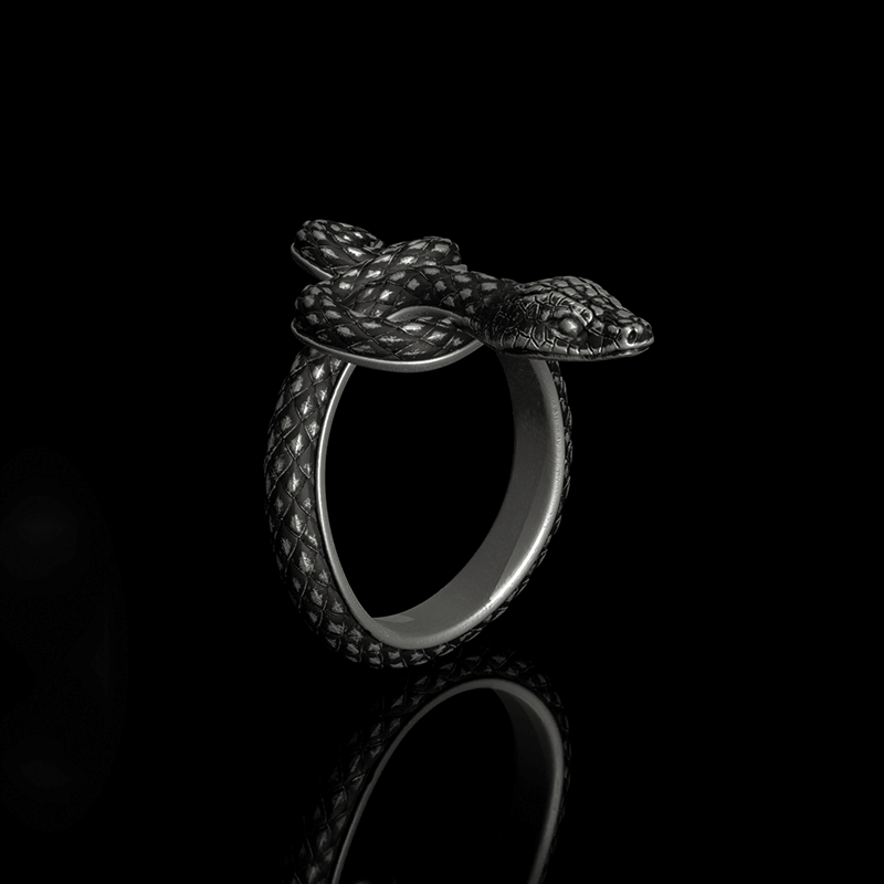 Covetous Silver Sanke 925 Sterling Silver Ring