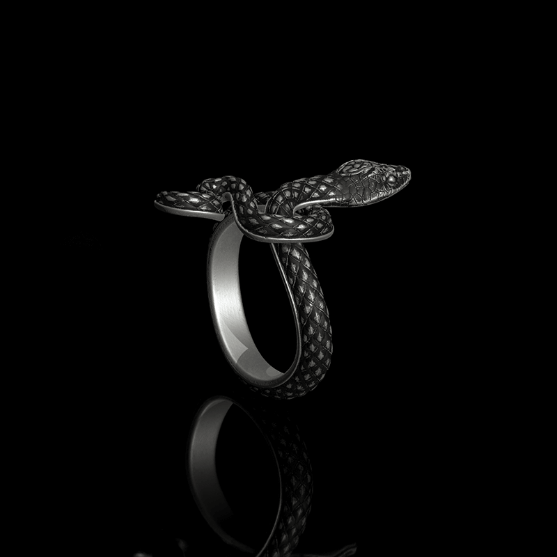 Covetous Silver Sanke 925 Sterling Silver Ring