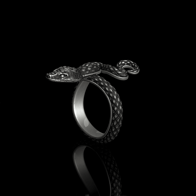 Covetous Silver Sanke 925 Sterling Silver Ring
