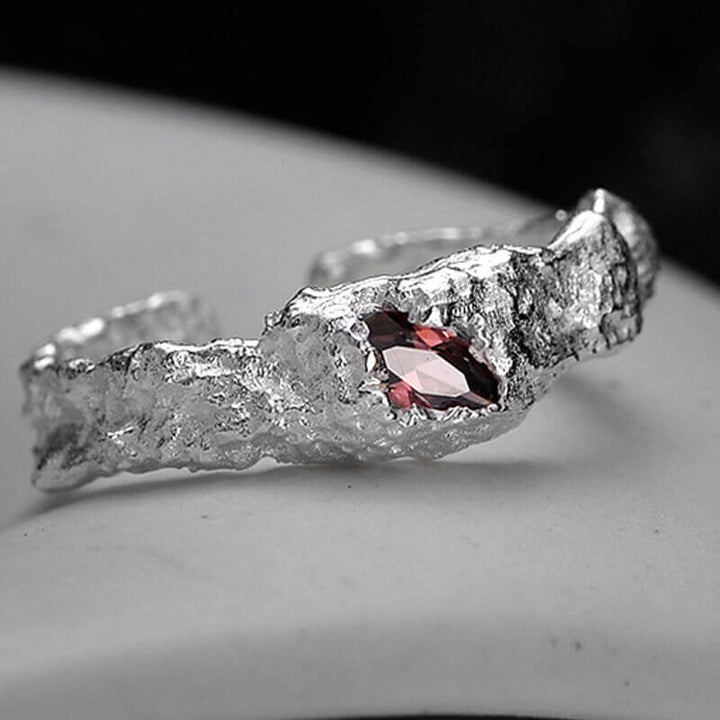 Crack Eye 925 Sterling Silver Ring 05 | RoyalLuster.com