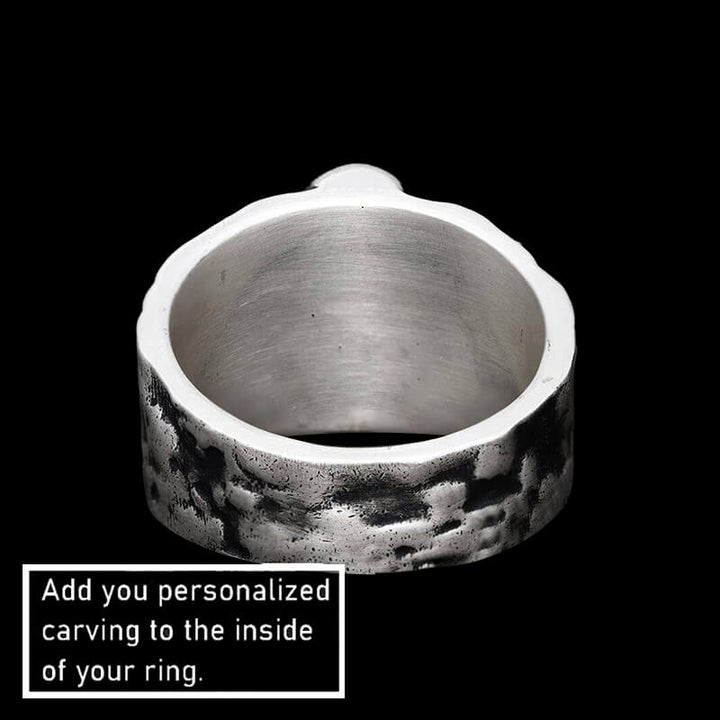 Crossbones Pirate 999 Sterling Silver Skull Ring