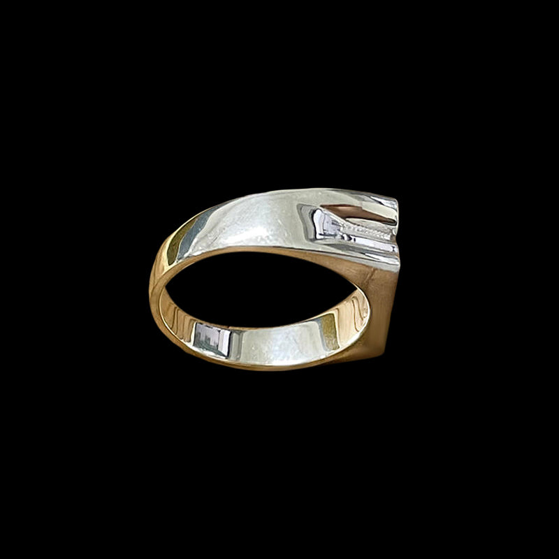 Custom 925 Sterling Silver Script Name Ring