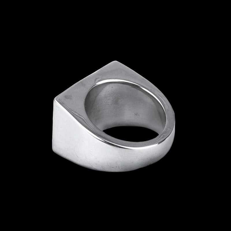 Custom Double Letter 925 Sterling Silver Ring