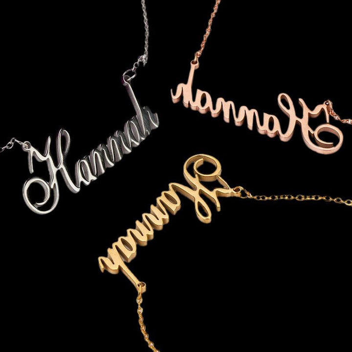 Custom Name 925 Sterling Silver Necklace