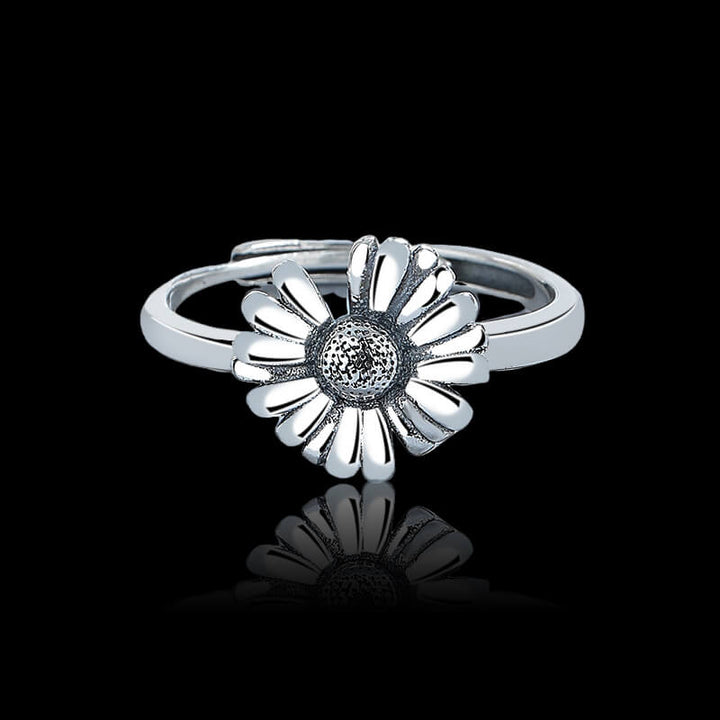 Daisy 925 Sterling Silver Open Ring 04 | RoyalLuster.com