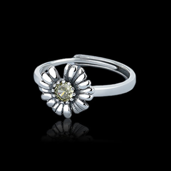 Daisy 925 Sterling Silver Open Ring