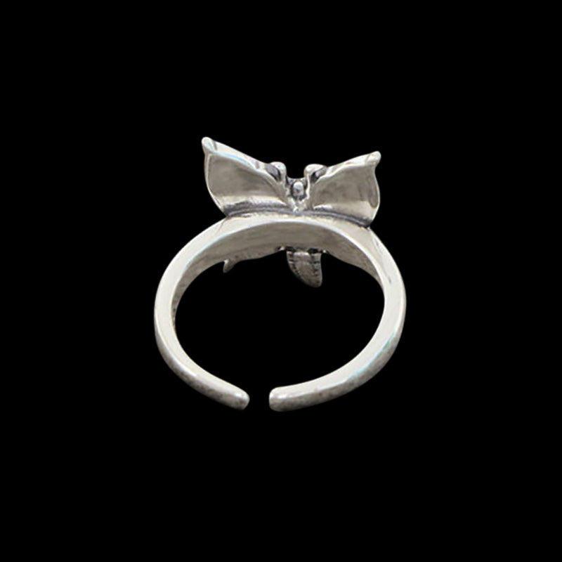 Death Head Moth 925 Sterling Silver Ring