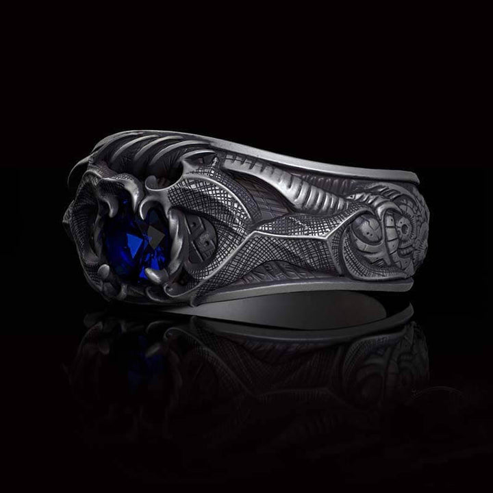 Devil Claw Gemstone Sterling Silver Ring
