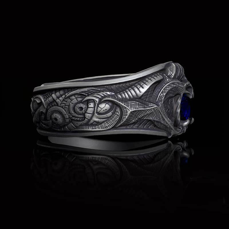 Devil Claw Gemstone Sterling Silver Ring