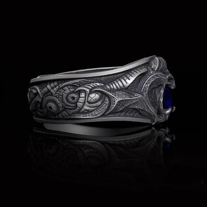 Devil Claw Gemstone Sterling Silver Ring