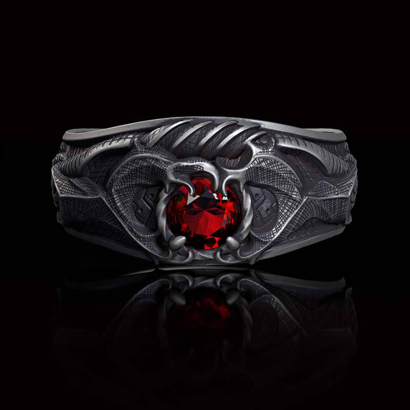 Devil Claw Gemstone Sterling Silver Ring | RoyalLuster.com