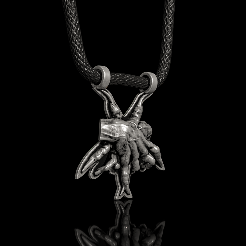 Devil's Hand 925 Sterling Silver Pendant