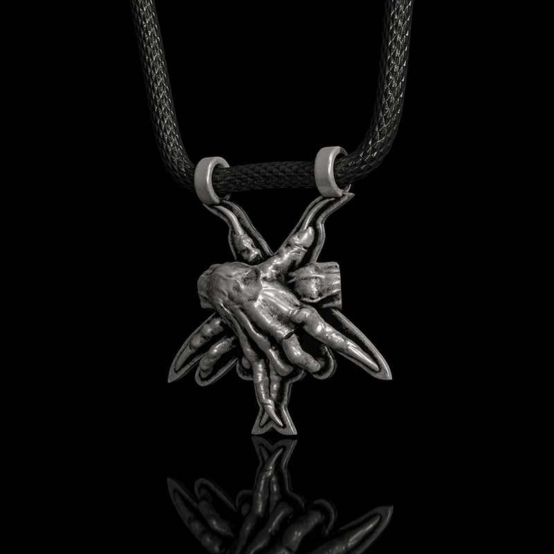 Devil's Hand 925 Sterling Silver Pendant