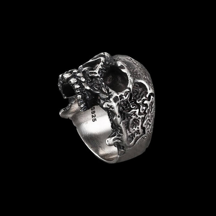Domineering Skull 925 Sterling Silver Ring