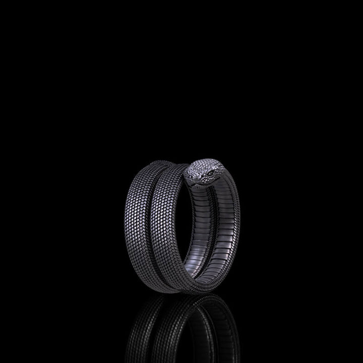 Double Headed Snake 925 Sterling Silver Ring