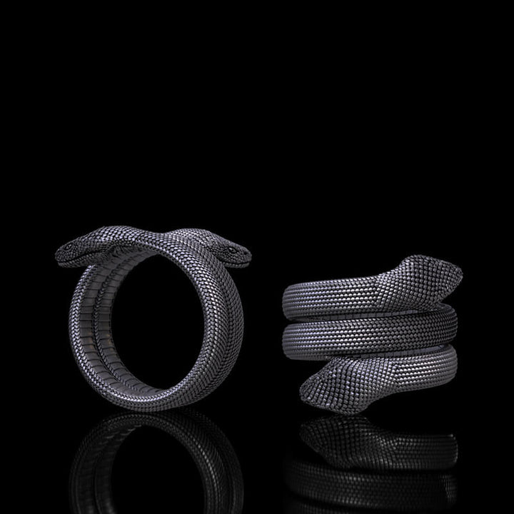 Double Headed Snake 925 Sterling Silver Ring