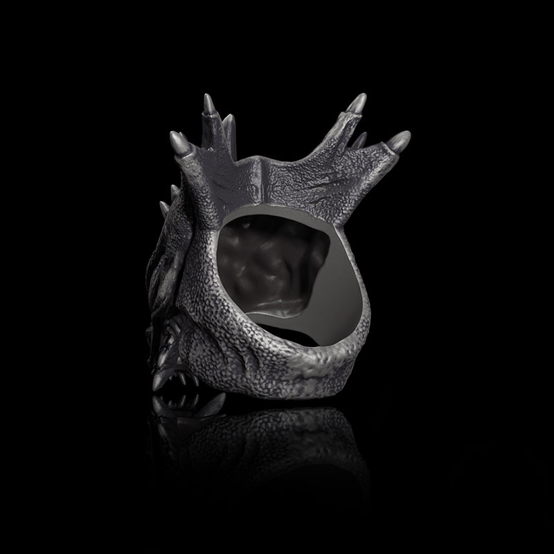 Dragon Head 925 Sterling Silver Animal Ring