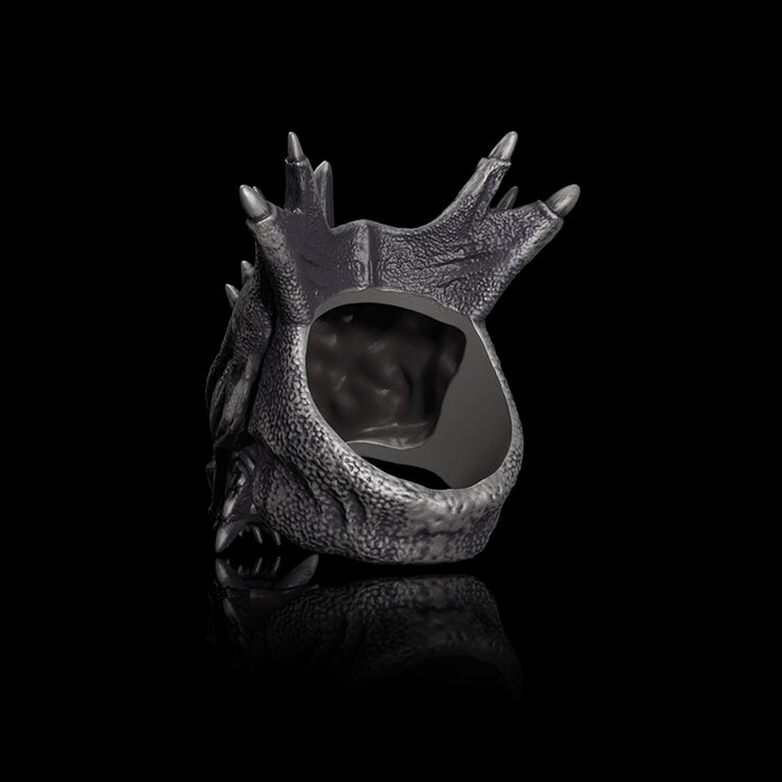 Dragon Head 925 Sterling Silver Animal Ring