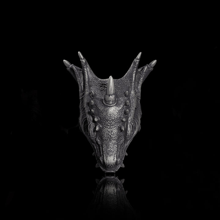 Dragon Head 925 Sterling Silver Animal Ring