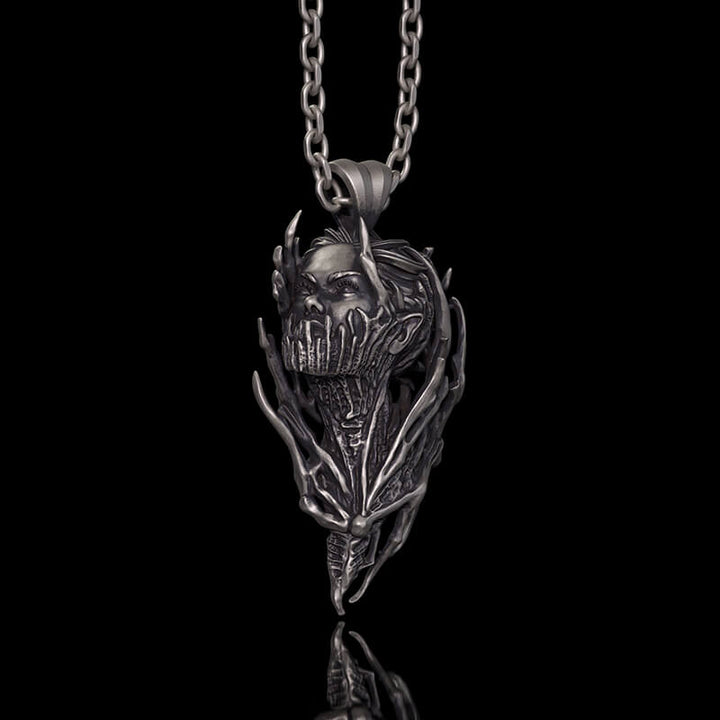 Dragon Warrior Gothic Sterling Silver Pendant | RoyalLuster.com