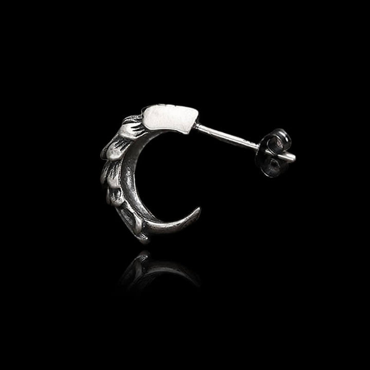 Eagle Claw 925 Sterling Silver Stud Earrings
