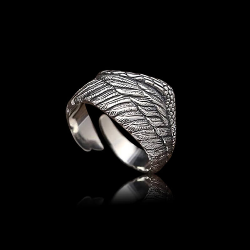 Eagle Wing 925 Sterling Silver Ring
