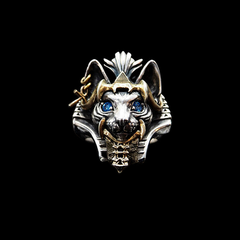 Egypt Sphinx 925 Sterling Silver Ring