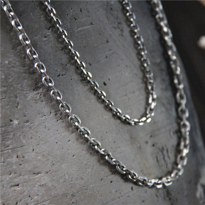 Eight-Pointed Star Hammered 925 Sterling Silver Cross Pendant
