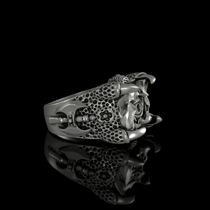 Evil Eye Claw 925 Sterling Silver Ring