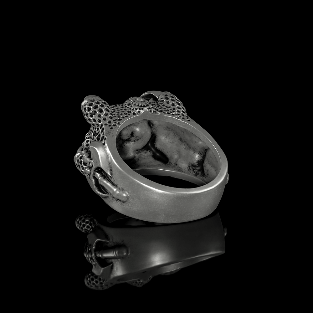 Evil Eye Claw 925 Sterling Silver Ring