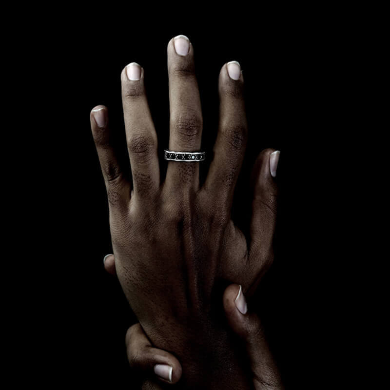 Exploring The Moon 925 Sterling Silver Ring 02 | RoyalLuster.com