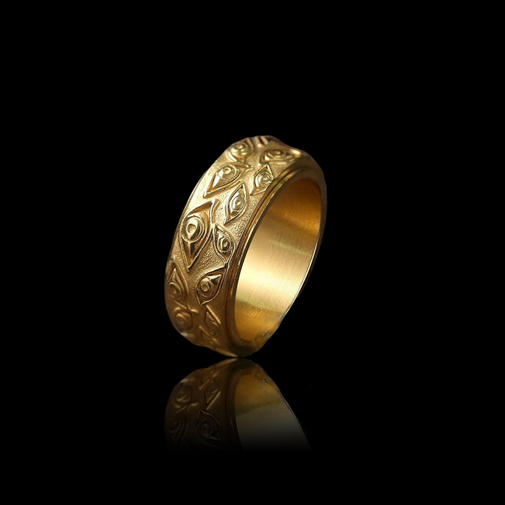 Eye of Providence 925 Sterling Silver Spinner Ring