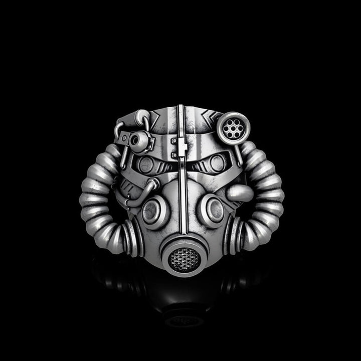 Fallout Helmet 925 Sterling Silver Ring