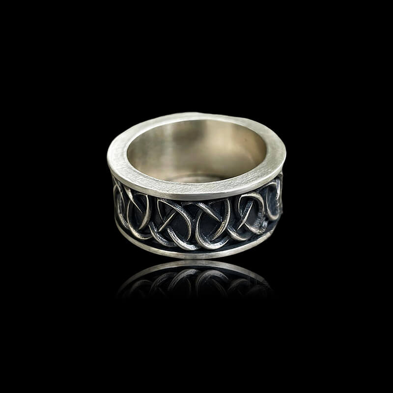 Fenris-wolf 925 Sterling Silver Viking Ring