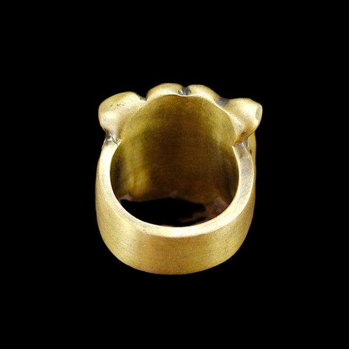 French Bulldog 925 Sterling Silver Animal Ring