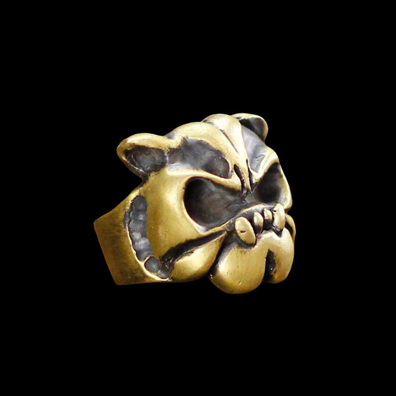 French Bulldog 925 Sterling Silver Animal Ring
