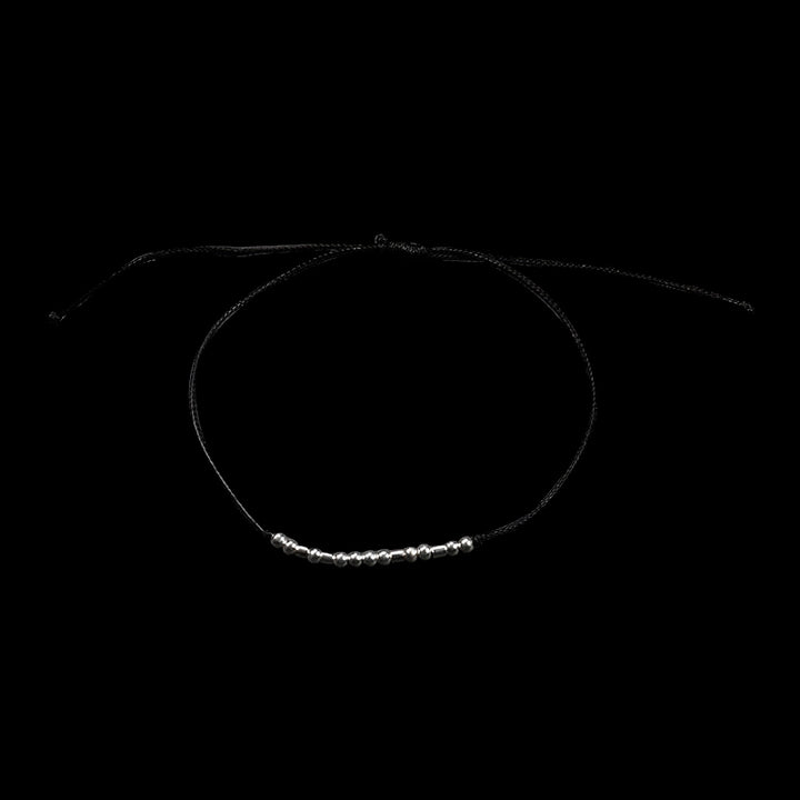 Friend Morse Code 925 Sterling Silver Bracelet