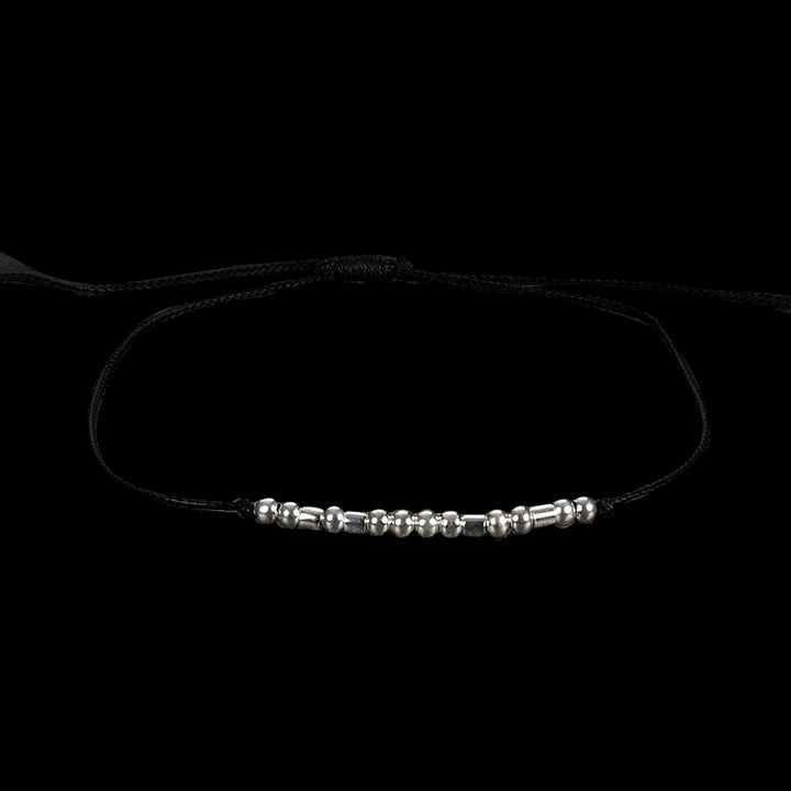 Friend Morse Code 925 Sterling Silver Bracelet
