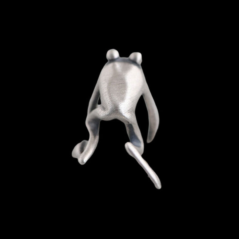 Frog 925 Sterling Silver Ear Cuffs