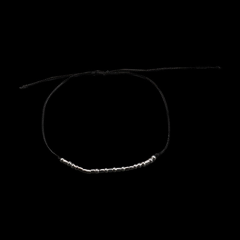 Fuck Love Morse Code 925 Sterling Silver Bracelet